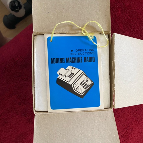 Vintage Novelty 202* Commodore Adding Machine Transistor Radio 1970’s - Picture 13 of 17